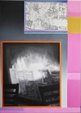 Gallery Puzic - Kristina Bajilo - Firescape, Öl auf Leinwand, 50 x 70 cm, 2022
